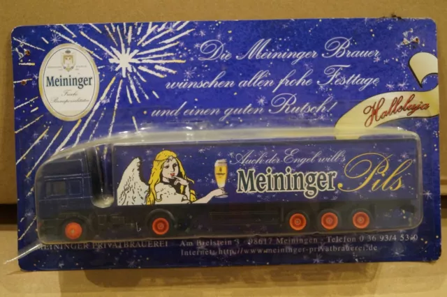 Lkw Werbetruck "'Meininger" -  OVP - "Auch der Engel will´s Meininger Pils"