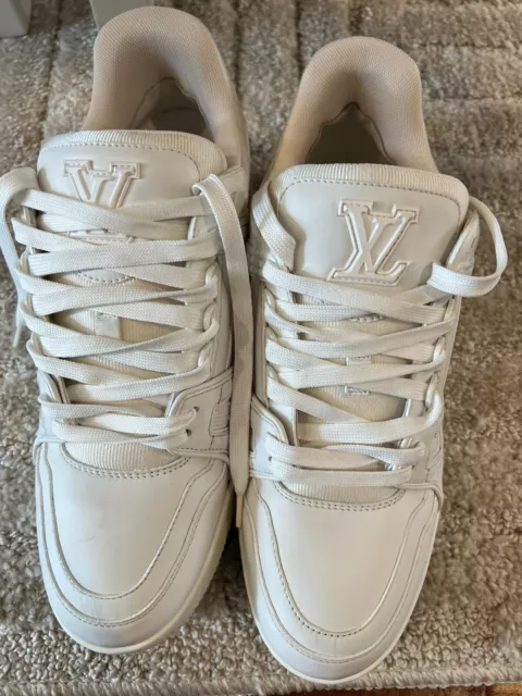Louis Vuitton Men's LV Trainer Sneakers Leather White 2374272