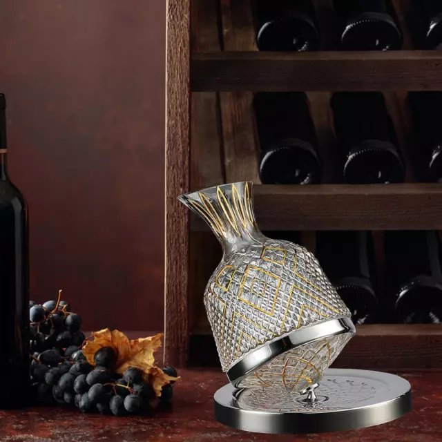 Carafe à vin rotative à 360 degrés, ensemble de verres magiques