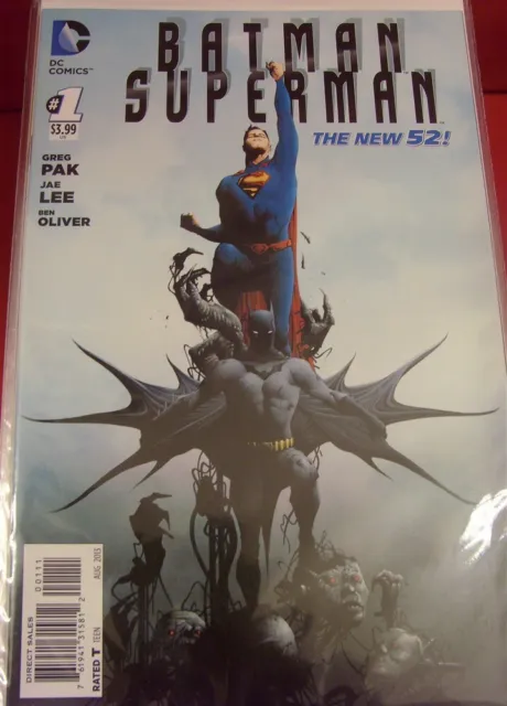 Batman Superman 1-32 Dc Comic Set Complete New 52 Pak Lee Oliver 2013 Vf/Nm