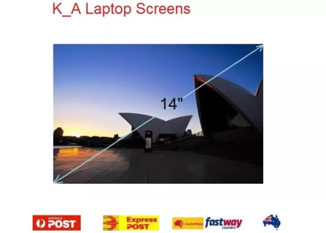 14" HD Slim LED Laptop Screen for Lenovo Ideapad 300S 80Q4 Series Notebook panel