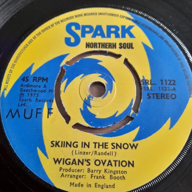 Wigan's Ovation  *  Skiing In The Snow  *   UK  SPARK  *  Northern Soul  *