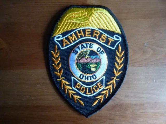 AMHERST OHIO STATE POLICE PATCH DEPT USA obsolete Original