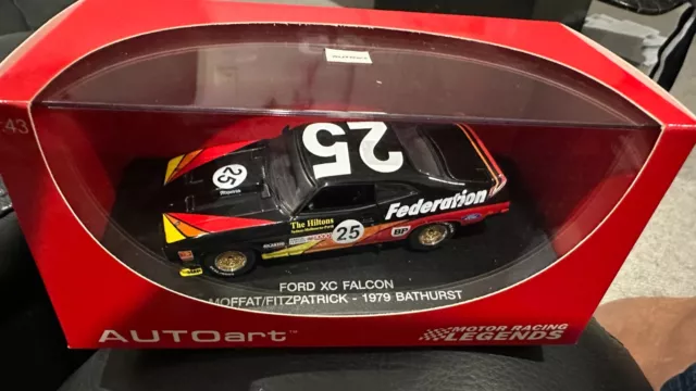 1:43 Diecast Car Moffat XC Ford Falcon Bathurst 1979 with Certificate