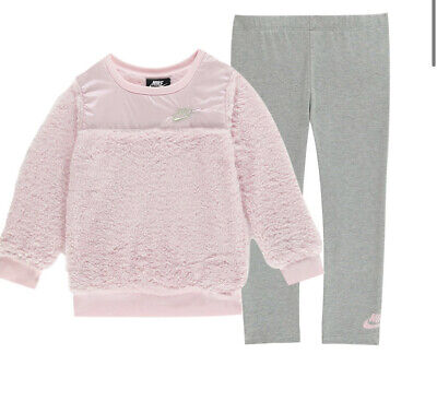Nuovo set leggings e maglione per ragazze Nike età 5-6 anni