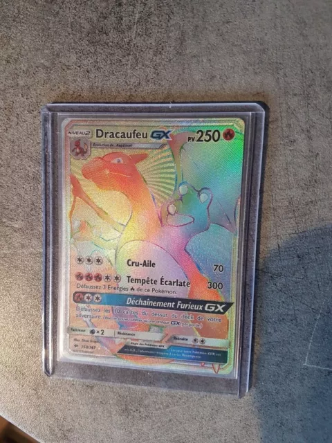 Mavin  Carte Pokémon Dracaufeu GX 250 PV 150/147 SL3 Secrète Rare