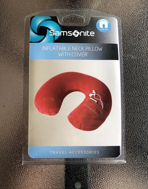 Inflatable neck pillow Samsonite Red