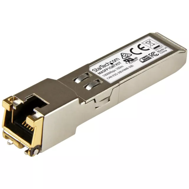 StarTech.com Module SFP GBIC compatible Cisco Meraki MA-SFP-1GB-TX - Mini GBIC