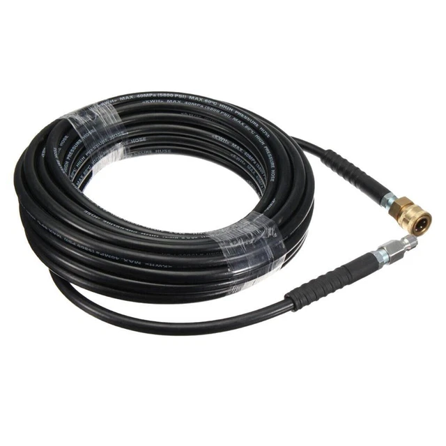 1/4" Quick Connect High Pressure Washer Extension Hose 20m Accessories