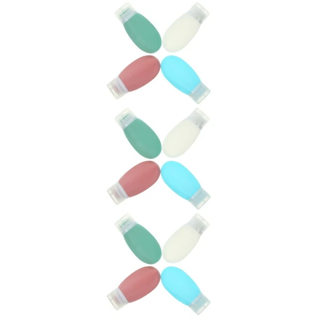 12 pz contenitori da viaggio in silicone tubi tubi bottiglia bottiglie