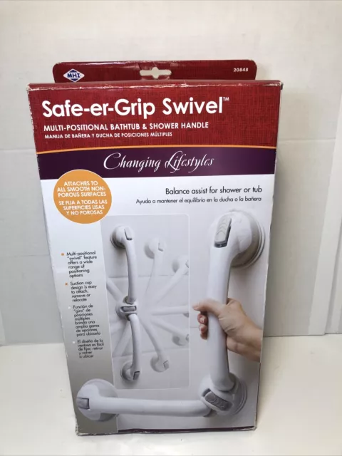 Changing Lifestyles Safe-er-Grip Swivel Balance Assist For Shower or Tub 2