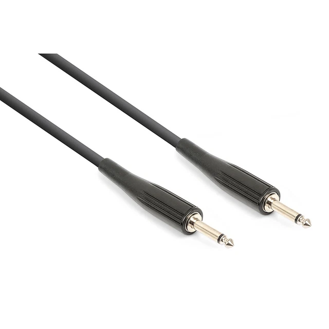 Vonyx 177.704 Professional DJ Disco Speaker Audio Cable 6.3mm Mono Jack Lead 15m