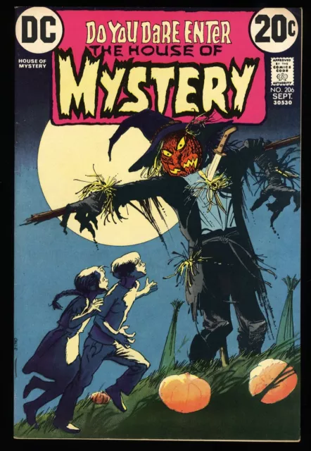 House Of Mystery #206 VF/NM 9.0 Classic Wrightson Scarecrow Cover! DC Comics