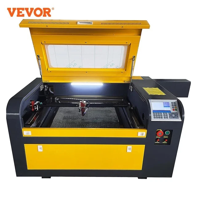 Graved Machine VEVOR GRAVEUR LASER Machine de Gravure Découpe 60W 400x600 mm CO2 Tubes ...
