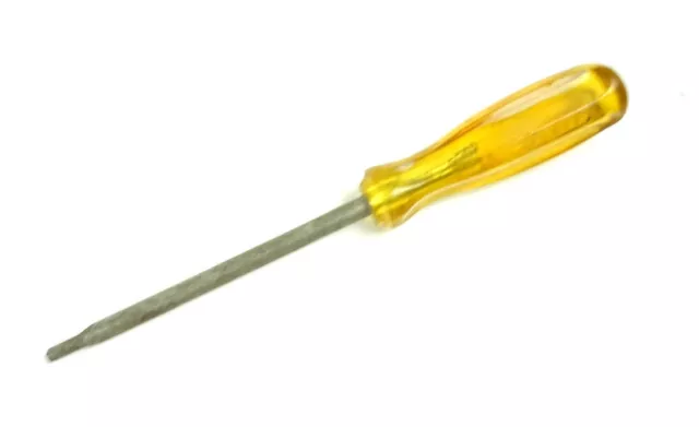 Proto 5/16" Clutch Head Screwdriver Clear Yellow Hard Handle 9696 USA