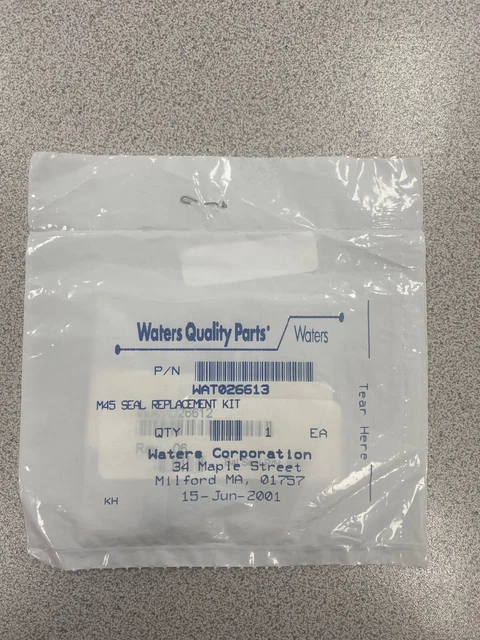 Waters Plunger Seal GFP, Black ,Replacement Kit WAT026613, #15198