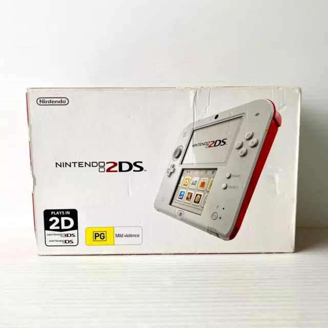 Nintendo 2DS Console + Box & Charger - Tested & Working - Free Postage