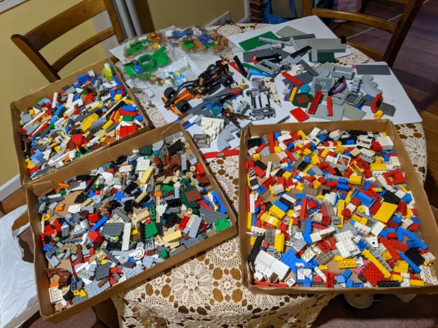 3KG LEGO Assorted SPECIAL Pieces PANELS Brick Technic NO-Minifigs MIXED LOT Bulk