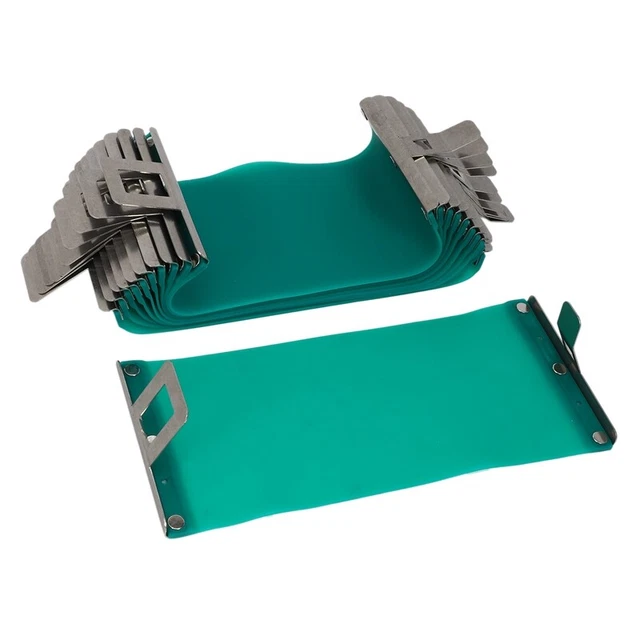 12 TEILE / LOS 3D Sublimation Silikon Becher Wraps Gummi Klemmen 1 L5E8