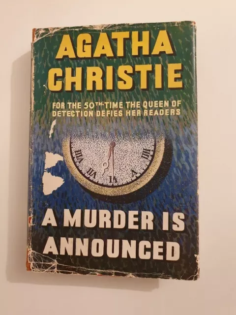 A MURDER IS ANNOUNCED, 1st/1st 1950, Agatha Christie, original dust jacket