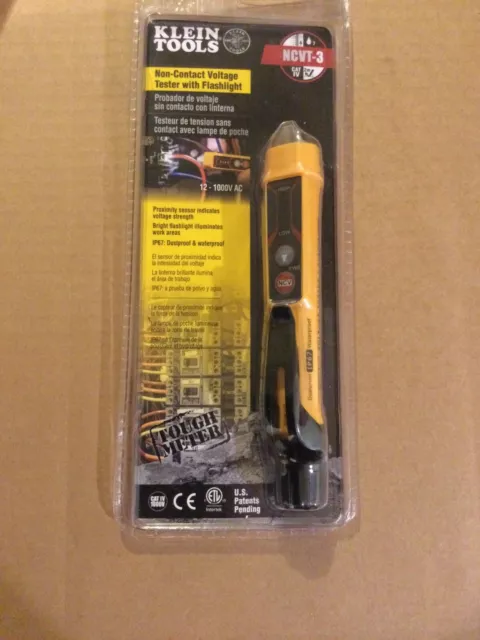 Klein Tool No Contact Voltage Tester Pen, 12 to 1000V AC, with Flashlight NCVT-3 2