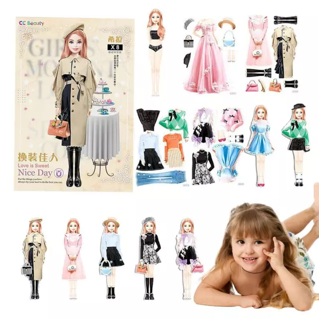 Princess Paper Doll for Girls Ages 7-12; Cut, Color, Dress Up and Play. Coloring Book for Kids [Book]