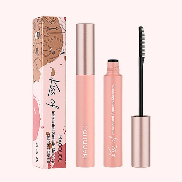 Volumen 4D Fibra de Seda Impermeable Maquillaje Cosméticos Rímel Pestañas Largas