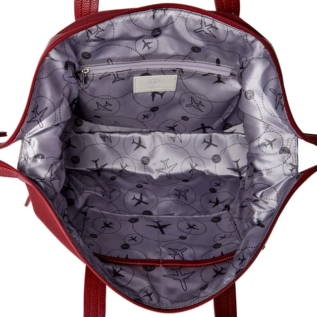 Samantha Brown To-Go Multi Compartment Travel Tote - Burgundy 3