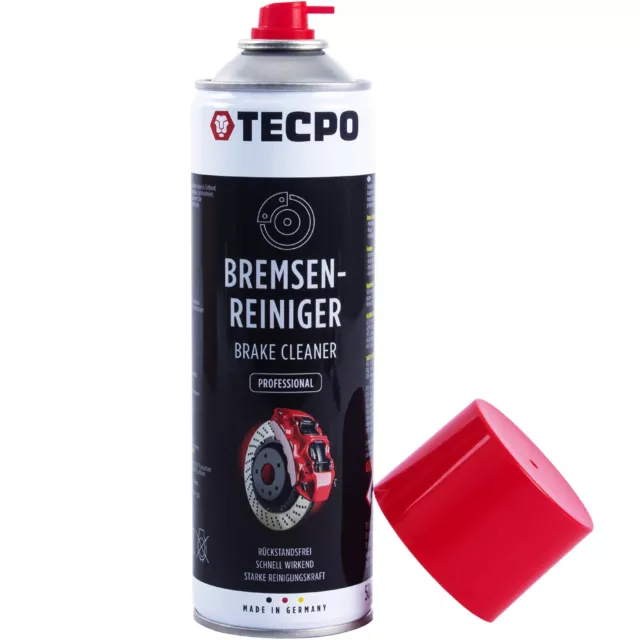 4x 500 ml TECPO BREMSENREINIGER BRAKE CLEANER UNIVERSAL TEILE REINIGER ENTFETTER 2