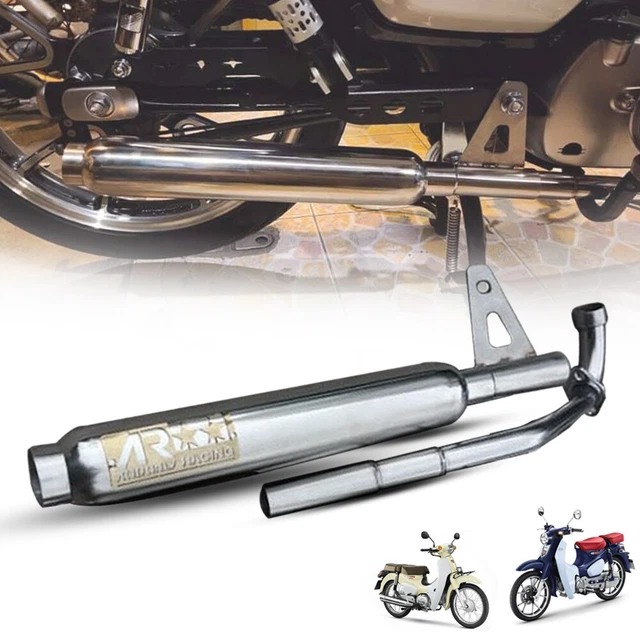Tubo Marmitta Impianto Scarico Posteriore Completo Per Honda Super Cub C110 C125 16-2022
