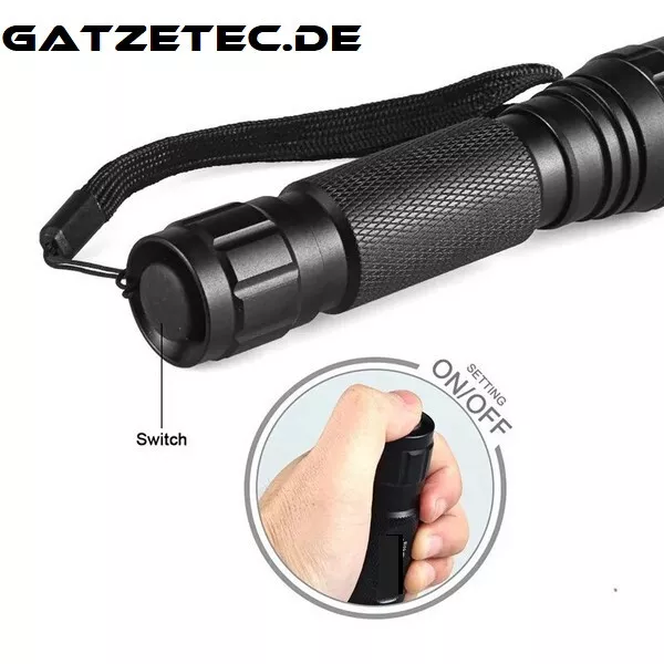 Gatzetec WF 501 B UV LED Taschenlampe 395 - 400nm Schwarzlicht 2024 2