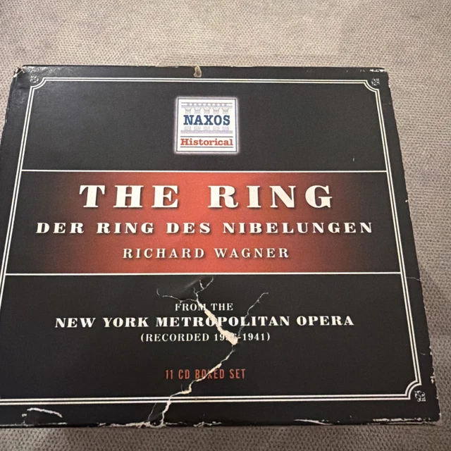RICHARD WAGNER DER Ring Des Nibelungen Stage Production x 7 Disc