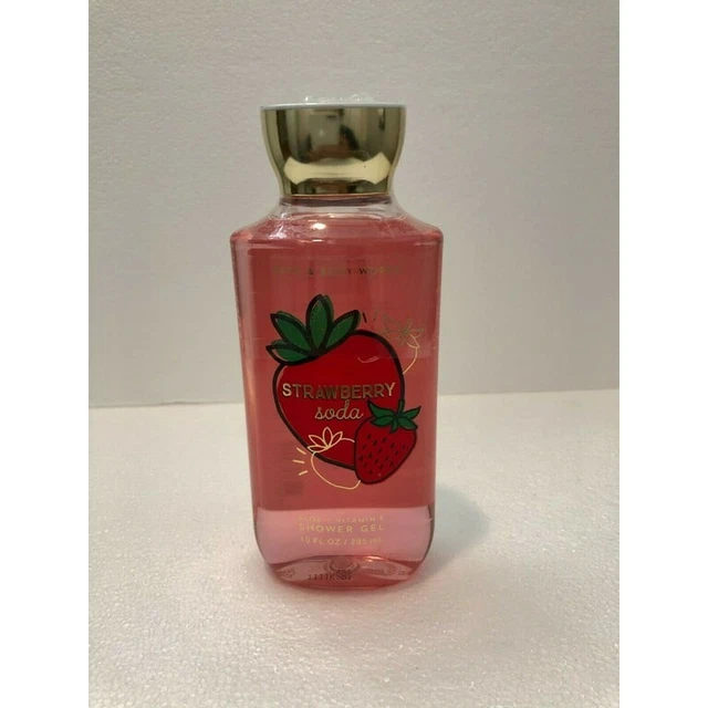 NEW Bath and Body Works BODY WASH 10 Fl oz ~STRAWBERRY SODA~Retired Scent