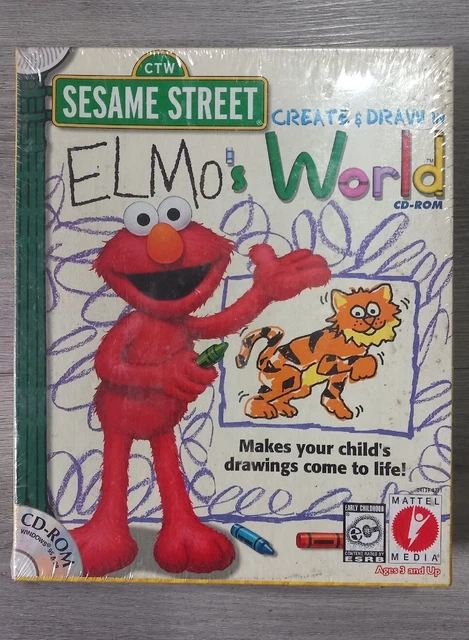 SESAME STREET ELMOS World Vintage Bundle - CD ROM - 1999 - FACTORY