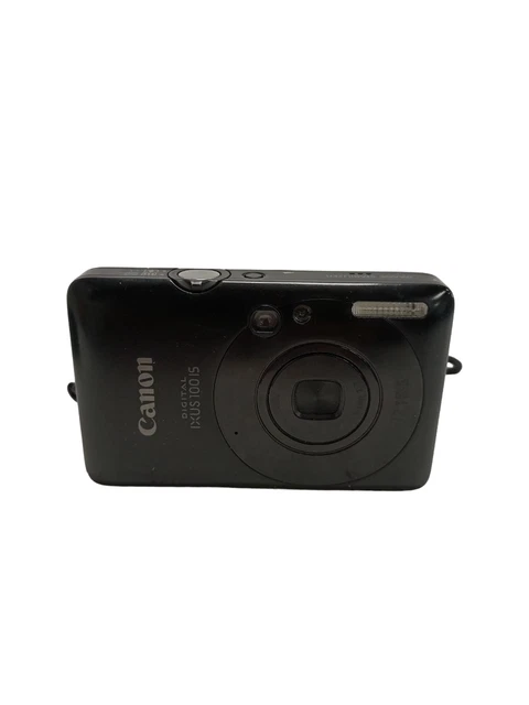 Without Battery Camera CANON IXUS 100 IS Black Digital Camera Without Battery For Spare Or ...