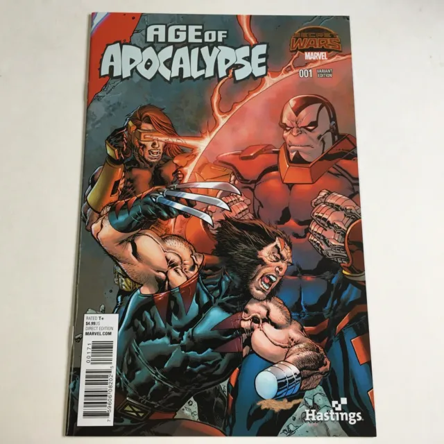 Age of Apocalypse #1 Hastings Variant Comic VF/NM Marvel Comics Secret Wars 2015