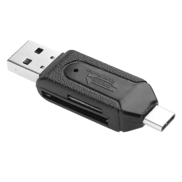 Hochgeschwindigkeits-480-Mbps-USB-2.0-OTG-Speicherkartenleser für SD-TF-Karte –