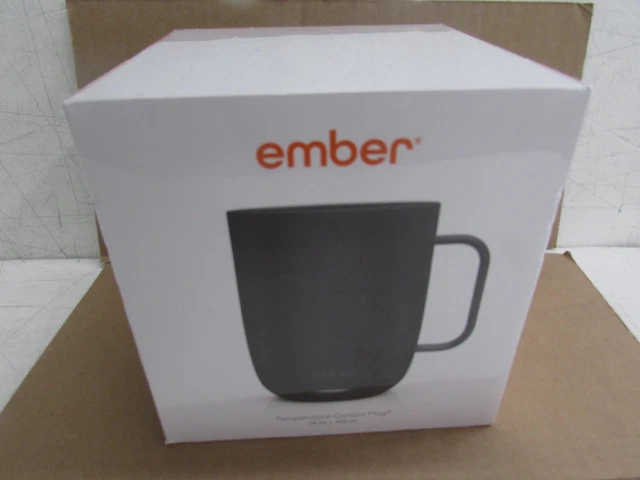 Ember Temperature Smart Mug 2  14 oz Black App Controlled Heated Coffee Cup *NEW