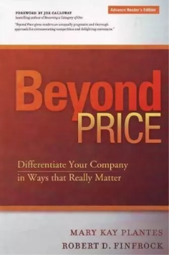 Mary Kay Plantes Robert D. Finfrock Beyond Price (Relié)