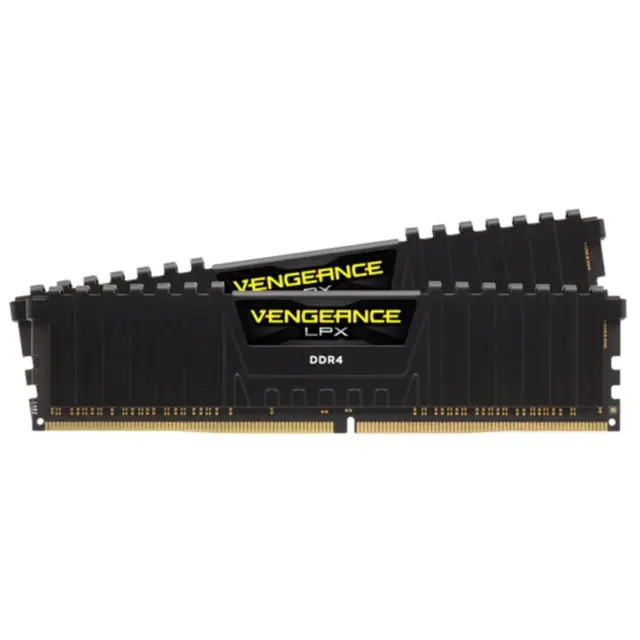 CORSAIR Vengeance LPX 64GB 2x32GB DDR4 3200MHz C16 1.2V XMP 2.0 Black Aluminum H