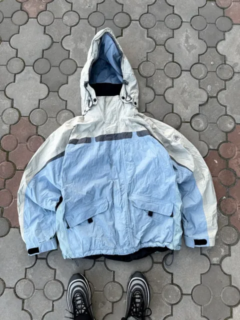 Vintage Nike ACG Shell Jacket Gorp-Core Baby Blue Size L Storm Fit