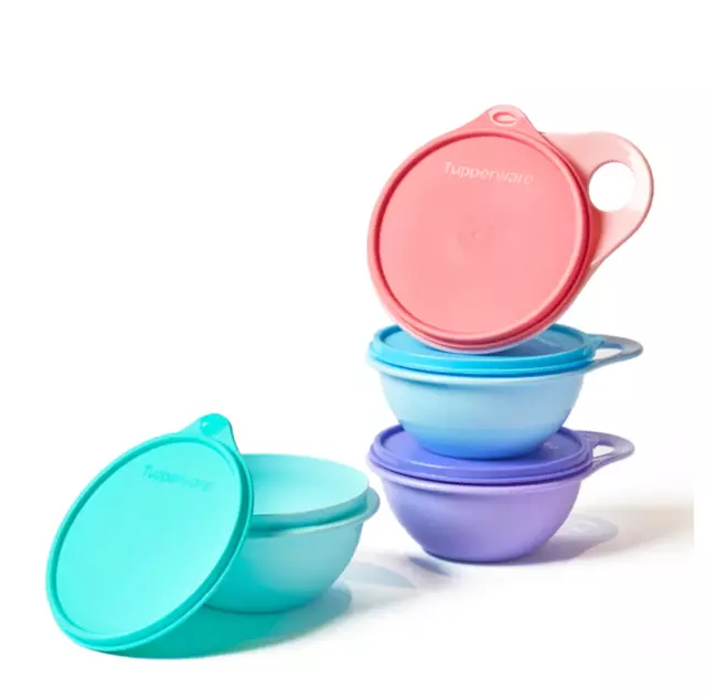 Tupperware  That's a Bowl Containers 4 Different Colours A Gift Box for Mum  New