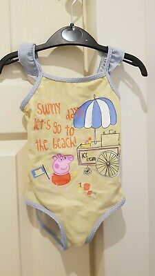 Next Peppa Pig Girl's Swimming Cossie Costume 18-24 Months 1.5-2 Yrs