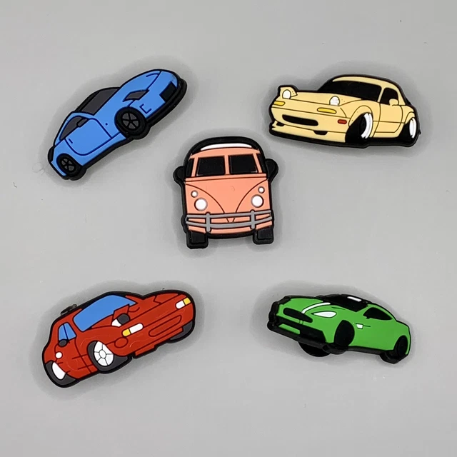 Rev up Your Style with Sports Car Charms - 5 Pack for Crocs! Rev up Your Style with Sports Car Charms - 5 Pack for Crocs!