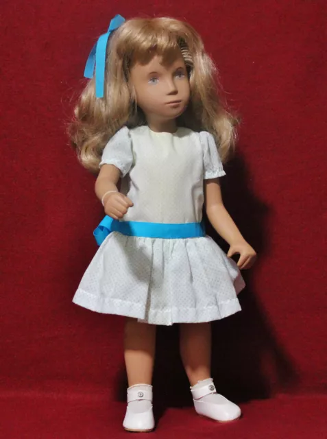 Vintage 16" Sasha Doll 116 Honey Blond,Blue Eyes,Party Dress,Box and Tag,England 3
