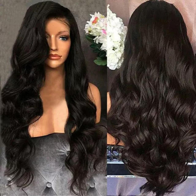 Women Full Wig Brazilian Remy Human Hair Body Wave Lace Front Human Hair Wigs