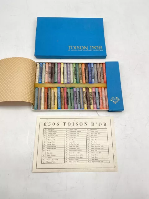 * 48 Koh I Noor Toison D'or Vintage Pastellkreiden Soft Pastel Farben