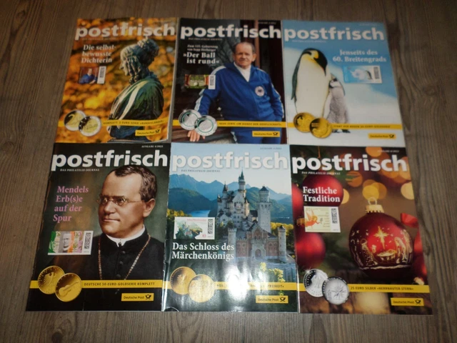 6 SAMMELHEFTE : postfrisch, Das Philatelie-Journal, Deutsche Post, Jahr