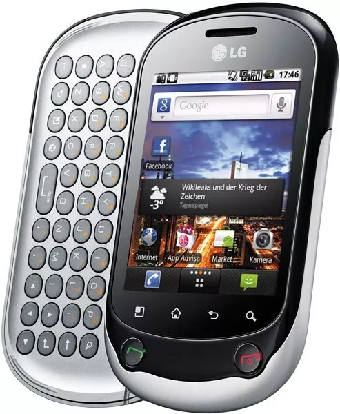 Lg Optimus Chat C555 Unlocked Cell Phone Fido Rogers Chatr Telus Bell Koodo +++