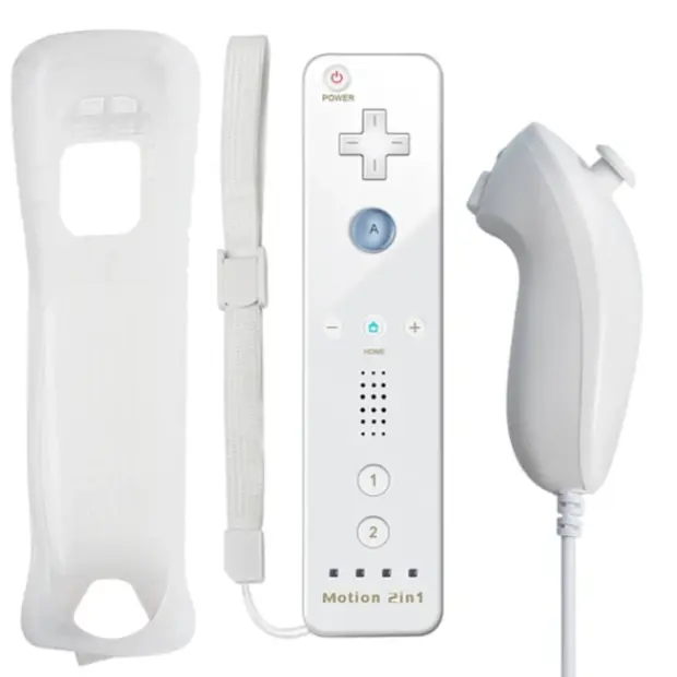 Telecomando Controller Wii con Motion Plus - Bianco - FUNZIONANTE AL 100%